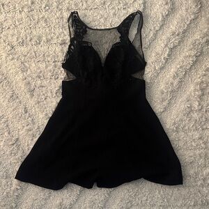 Elegant Black Women's Romper